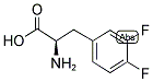 H-D-PHE(3,4-DIF)-OH 结构式