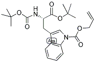 BOC-N-IN-ALLYLOXYCARBONYL-L-TRYPTOPHAN T-BUTYL ESTER 结构式