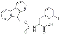 FMOC-D, L-PHE(3-I) 结构式