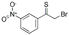 2-BROMO-1-(3-NITROPHENYL)ETHANETHIONE 结构式