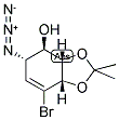 [3AS-(3AALPHA,4ALPHA,5BETA,7AALPHA)]-5-AZIDO-7-BROMO-3A,4,5,7A-TETRAHYDRO-2,2-DIMETHYL-1,3-BENZODIOXOL-4-OL 结构式