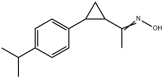 1-[2-(4-ISOPROPYLPHENYL)CYCLOPROPYL]-1-ETHANONE OXIME 结构式