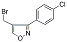 4-BROMOMETHYL-3-(4-CHLORO-PHENYL)-ISOXAZOLE 结构式