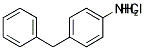4-BENZYL-PHENYLAMINE HYDROCHLORIDE 结构式