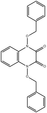 1,4-BIS(BENZYLOXY)-1,4-DIHYDROQUINOXALINE-2,3-DIONE 结构式