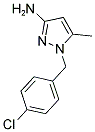 1-(4-CHLORO-BENZYL)-5-METHYL-1H-PYRAZOL-3-YLAMINE 结构式