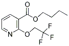 BUTYL 2-(2,2,2-TRIFLUOROETHOXY)NICOTINATE 结构式