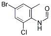 4-BROMO-2-CHLORO-6-METHYLPHENYLFORMAMIDE 结构式