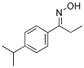 1-(4-ISOPROPYL-PHENYL)-PROPAN-1-ONE OXIME 结构式
