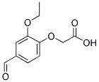 (2-Ethoxy-4-formylphenoxy)acetic acid 结构式