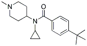 4-(TERT-BUTYL)-N-(CYCLOPROPYL)-N-(1-METHYLPIPERIDIN-4-YL)BENZAMIDE 结构式