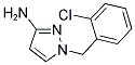 1-(2-CHLORO-BENZYL)-1H-PYRAZOL-3-YLAMINE 结构式