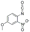 4-Methoxy-2-nitrophenyl isocyanate 结构式
