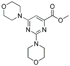 2,6-DIMORPHOLINOPYRIMIDINE-4-CARBOXYLIC ACID METHYL ESTER 结构式