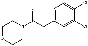 2-(3,4-DICHLOROPHENYL)-1-MORPHOLINO-1-ETHANONE 结构式