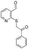 2-[(2-OXO-2-PHENYLETHYL)SULFANYL]NICOTINALDEHYDE 结构式