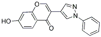 7-HYDROXY-3-(1-PHENYL-1H-PYRAZOL-4-YL)-CHROMEN-4-ONE 结构式