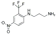 N-[4-NITRO-2-(TRIFLUOROMETHYL) PHENYL] PROPANE-1,3-DIAMINE 结构式