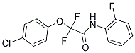 2-(4-CHLOROPHENOXY)-2,2-DIFLUORO-N-(2-FLUOROPHENYL)ACETAMIDE 结构式