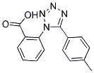 2-[5-(4-METHYLPHENYL)-1H-TETRAAZOL-1-YL]BENZOIC ACID 结构式