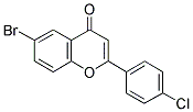 6-BROMO-4'-CHLOROFLAVONE 结构式