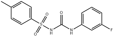 1-(3-Fluorophenyl)-3-((4-methylphenyl)sulfonyl)urea 结构式