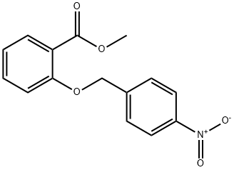 2-(4-硝基苄基)氧基苯甲酸甲酯 结构式