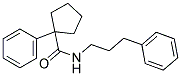 (PHENYLCYCLOPENTYL)-N-(3-PHENYLPROPYL)FORMAMIDE 结构式