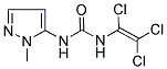 N-(1-METHYL-1H-PYRAZOL-5-YL)-N'-(1,2,2-TRICHLOROVINYL)UREA 结构式