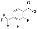 2,3-DIFLUORO-4-(TRIFLUOROMETHYL)BENZOYL CHLORIDE 结构式