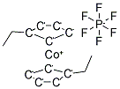Bis(ethylcyclopentadienyl)cobalt(III) hexafluorophosphate 结构式
