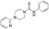 (PHENYLAMINO)(4-(2-PYRIDYL)PIPERAZINYL)METHANE-1-THIONE 结构式