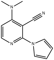 4-(DIMETHYLAMINO)-2-(1H-PYRROL-1-YL)NICOTINONITRILE 结构式