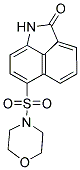 6-(MORPHOLIN-4-YLSULFONYL)BENZO[CD]INDOL-2(1H)-ONE 结构式