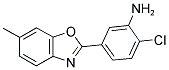 2-CHLORO-5-(6-METHYL-1,3-BENZOXAZOL-2-YL)ANILINE 结构式