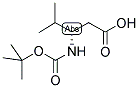 (S)-3-TERT-BUTOXYCARBONYLAMINO-4-METHYL-PENTANOIC ACID 结构式
