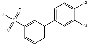 3',4'-二氯-[1,1'-联苯]-3-磺酰氯 结构式