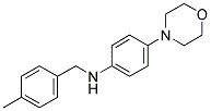 N-(4-METHYLBENZYL)-4-MORPHOLIN-4-YLANILINE 结构式