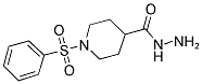 1-(PHENYLSULFONYL)-4-PIPERIDINECARBOHYDRAZIDE 结构式