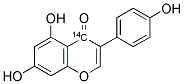 GENISTEIN, [4-14C]- 结构式
