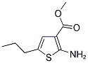 2-Amino-5-propyl-thiophene-3-carboxylic acid methyl ester 结构式