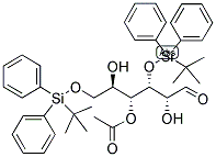 4-O-ACETYL-3,6-DI-O-(TERT-BUTYLDIPHENYLSILYL)-D-GLUCAL 结构式