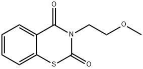 3-(2-METHOXYETHYL)-2H-1,3-BENZOTHIAZINE-2,4(3H)-DIONE 结构式