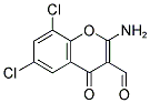 2-AMINO-6,8-DICHLORO-3-FORMYLCHROMONE 结构式