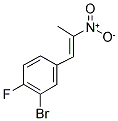 (3-BROMO-4-FLUOROPHENYL)-2-NITROPROPENE 结构式