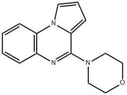 4-MORPHOLINOPYRROLO[1,2-A]QUINOXALINE 结构式