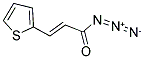 1-Azido-3-(2-thienyl)prop-2-en-1-one 结构式
