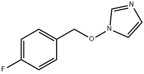 1-[(4-FLUOROBENZYL)OXY]-1H-IMIDAZOLE 结构式