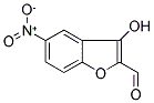 3-HYDROXY-5-NITRO-1-BENZOFURAN-2-CARBALDEHYDE 结构式