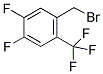 4,5-DIFLUORO-2-(TRIFLUOROMETHYL)BENZYL BROMIDE 结构式